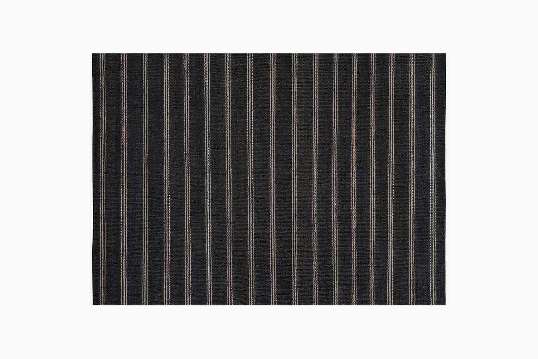 Midnight Stripes Handwoven Rug | Humming Haus | The House Of Things