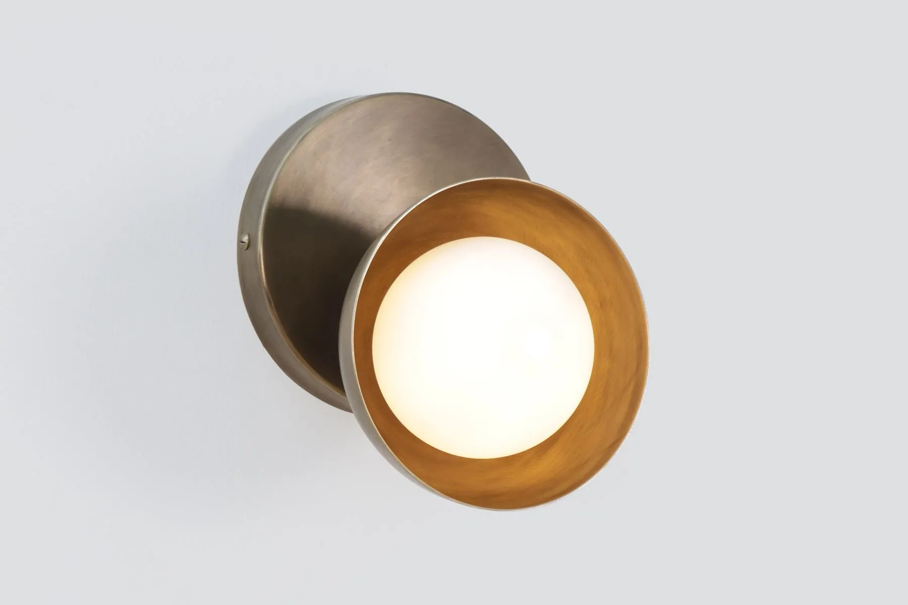 Stem Brass Wall Scone| Lamp Shaper | The House Of Things