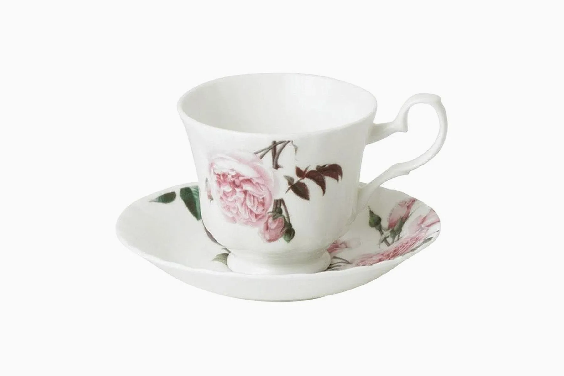 David Austen Roses Tea Cup & Saucer - Set of 6 - Roy Kirkham| Mon Dimora | The House Of Things