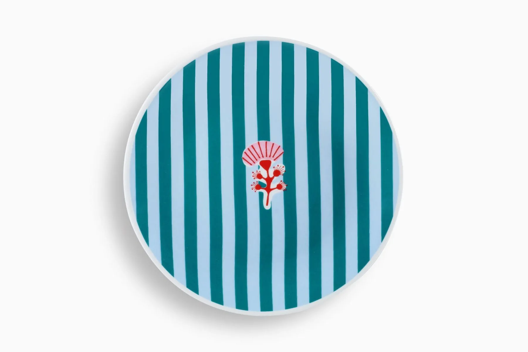 Joy Collection Nostalgia Stripes Dessert Plates - Set of 4 - Fern & Co.| Mon Dimora | The House Of Things