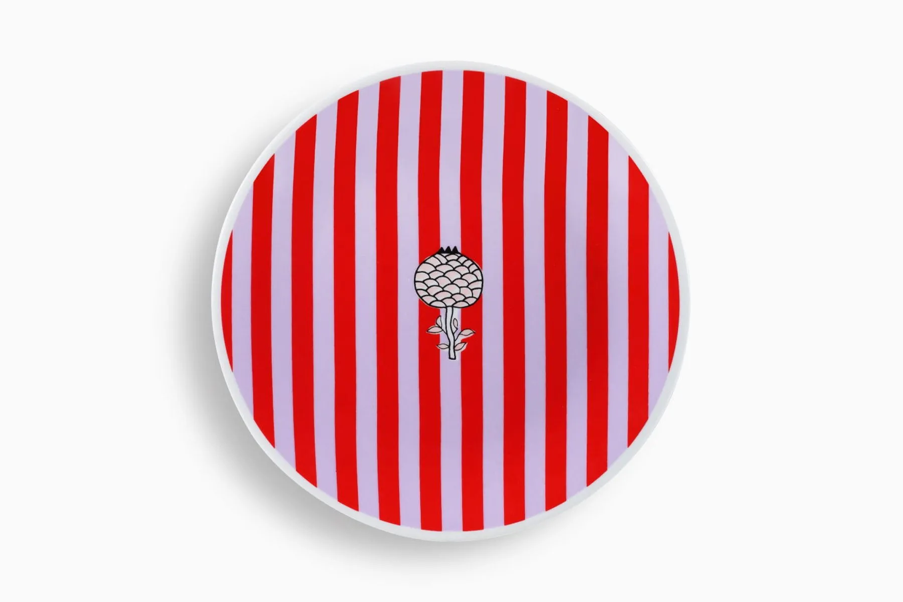 Joy Collection Feast Stripes Dessert Plate - Set of 4 - Fern & Co.| Mon Dimora | The House Of Things