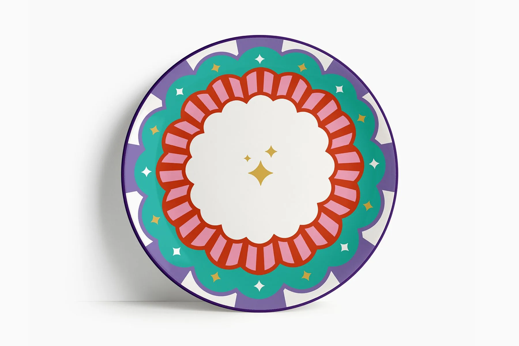 Circus Dessert Plates - Set of 4 - Fern & Co.| Mon Dimora | The House Of Things