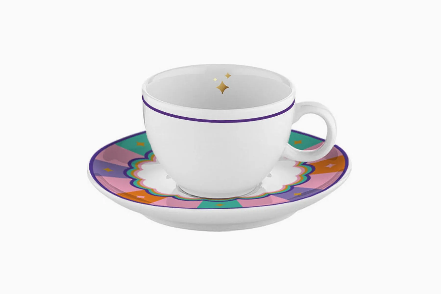 Circus Tea Cups - Set of 2 - Fern & Co.| Mon Dimora | The House Of Things