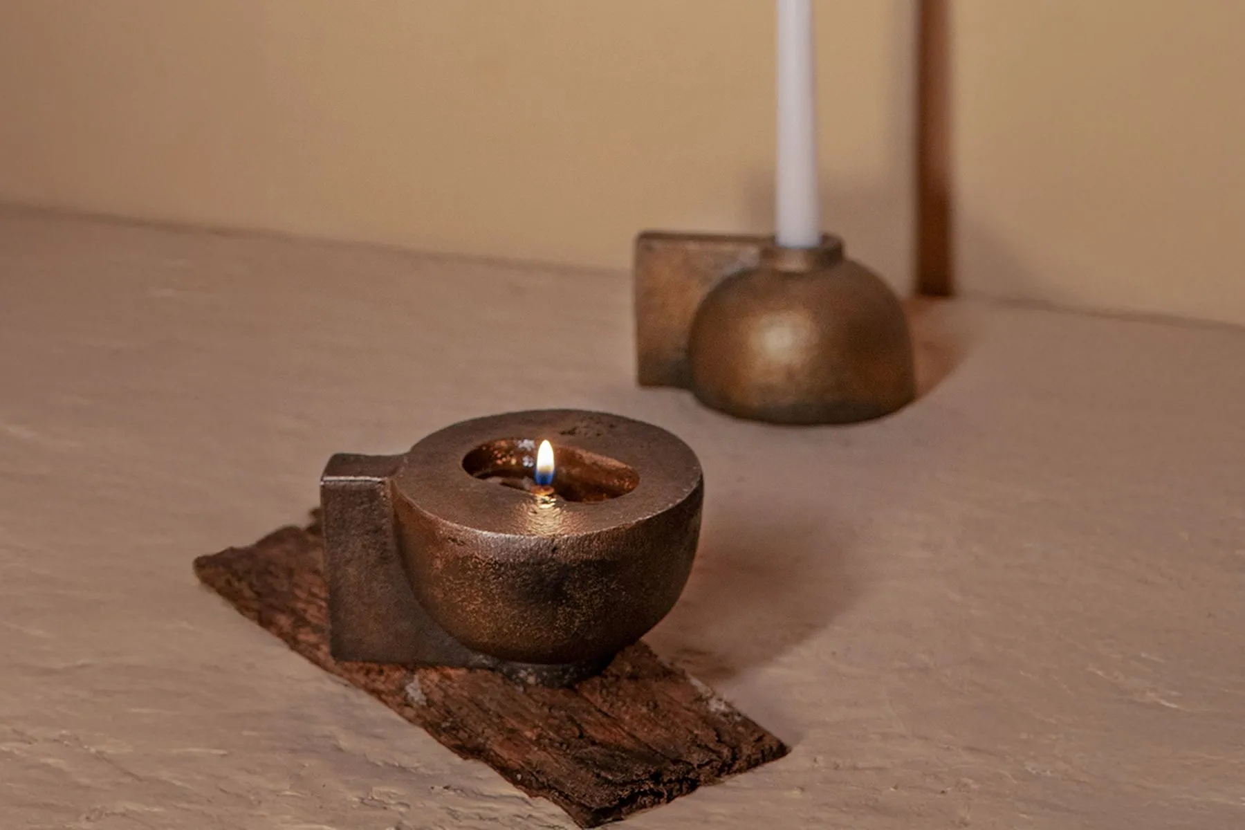 Horu Oil Lamp/Candle Stand| Muscellaneous | The House Of Things