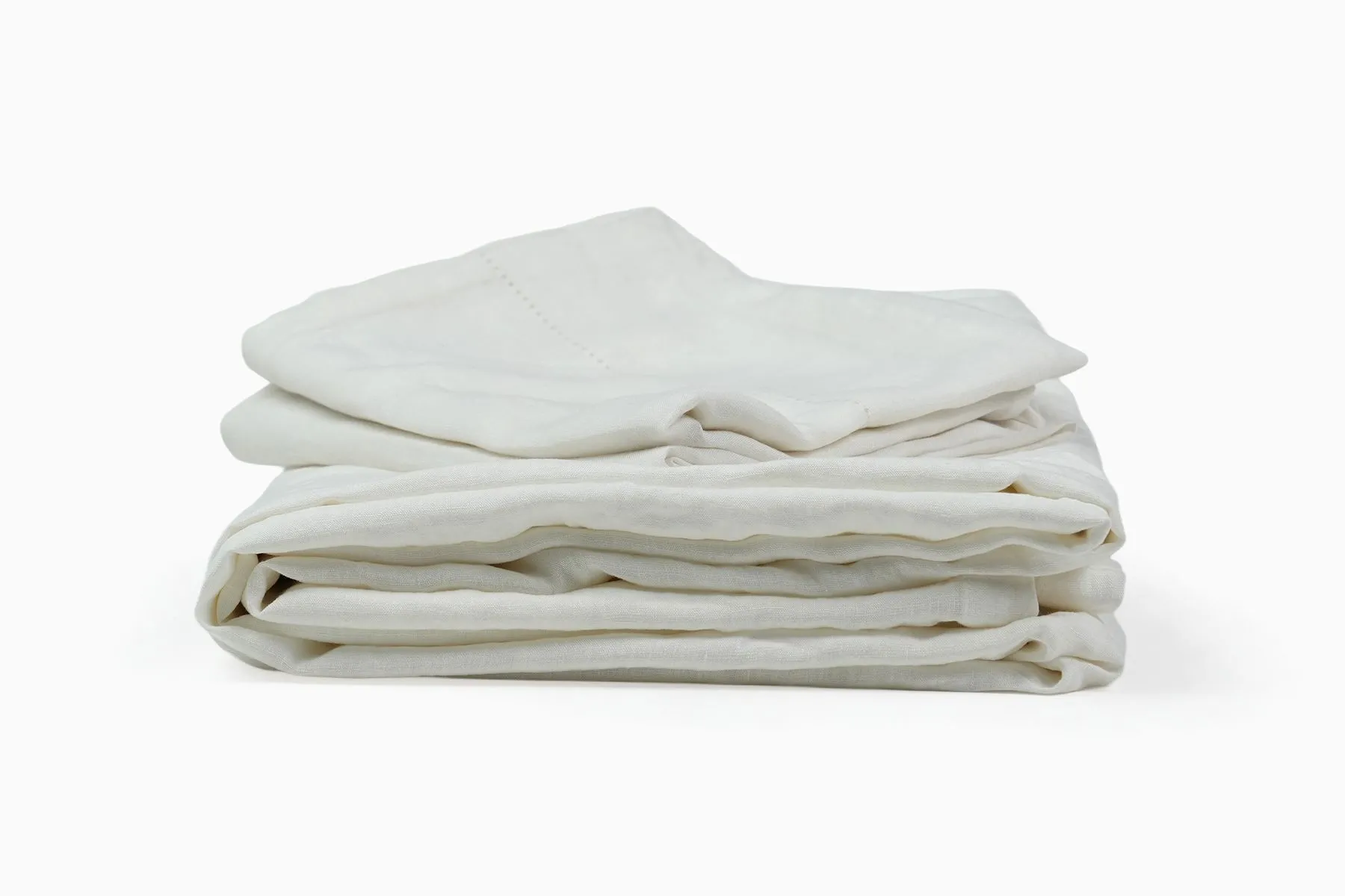 White Bed Set| Linen Leaf| The House Of Things