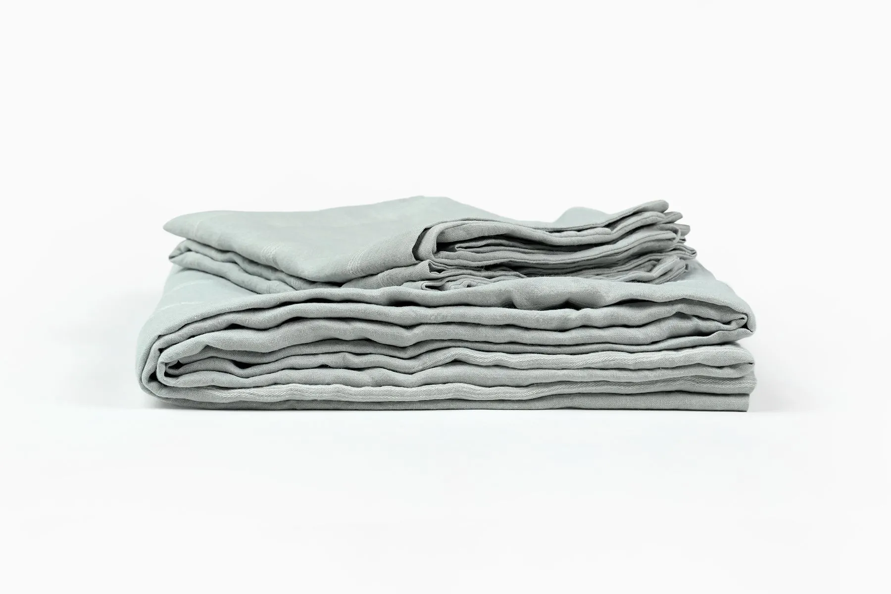Ice Grey Bed Set - Main Product--| Linen Leaf| The House Of Things
