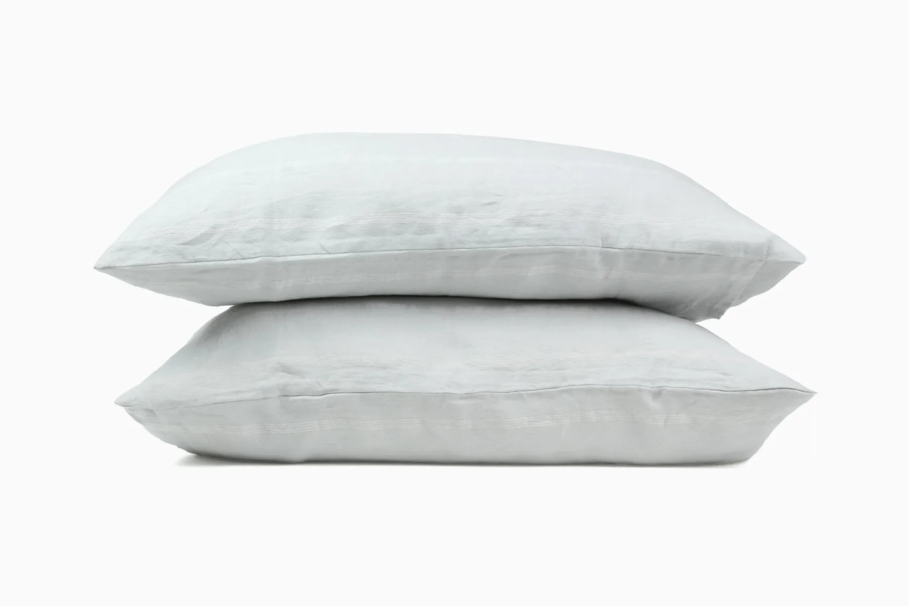 White Pillow Covers - Set of 2| Linen Leaf| The House Of Things