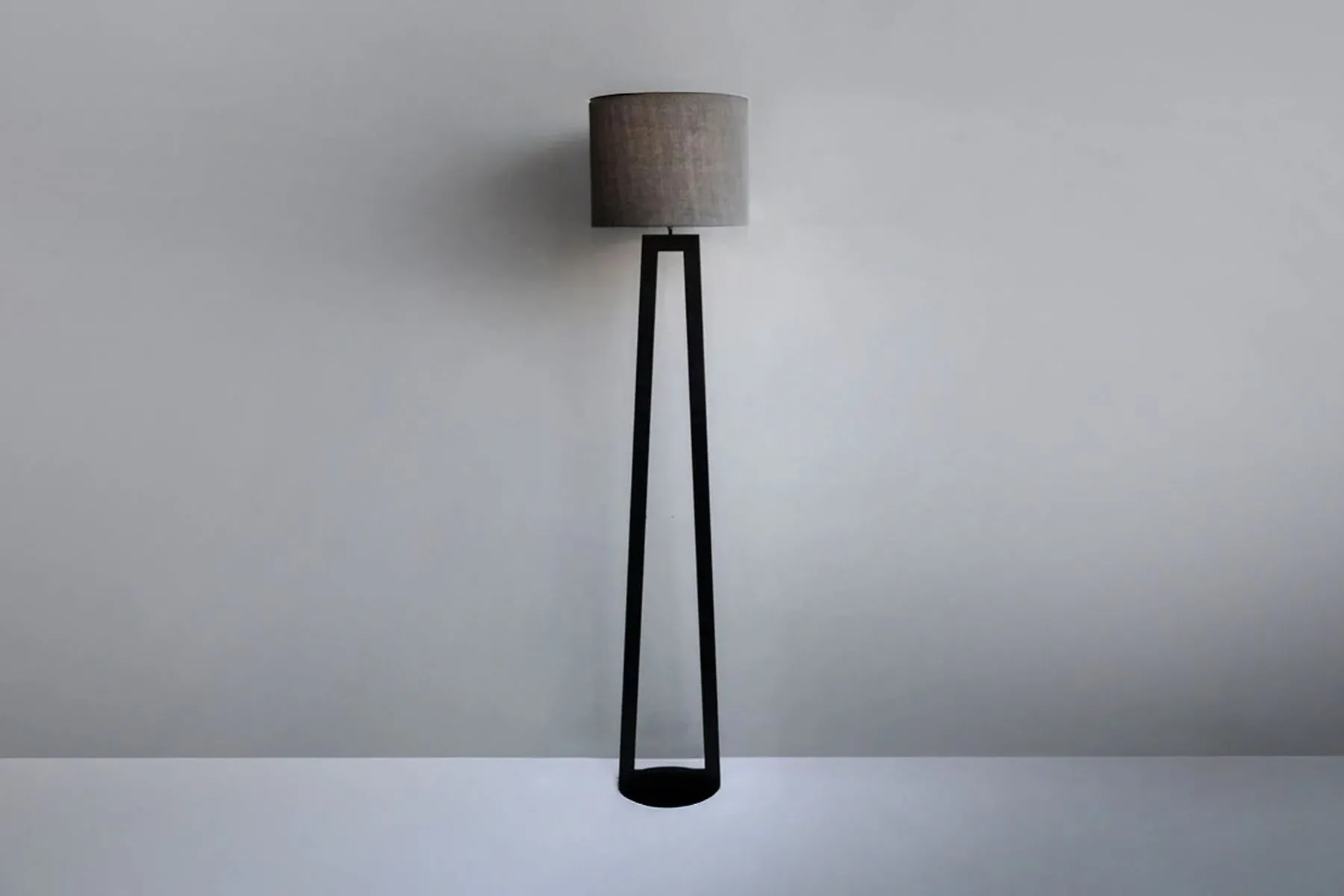 Geometric Floor Lamp|The Black Steel| The House Of Things