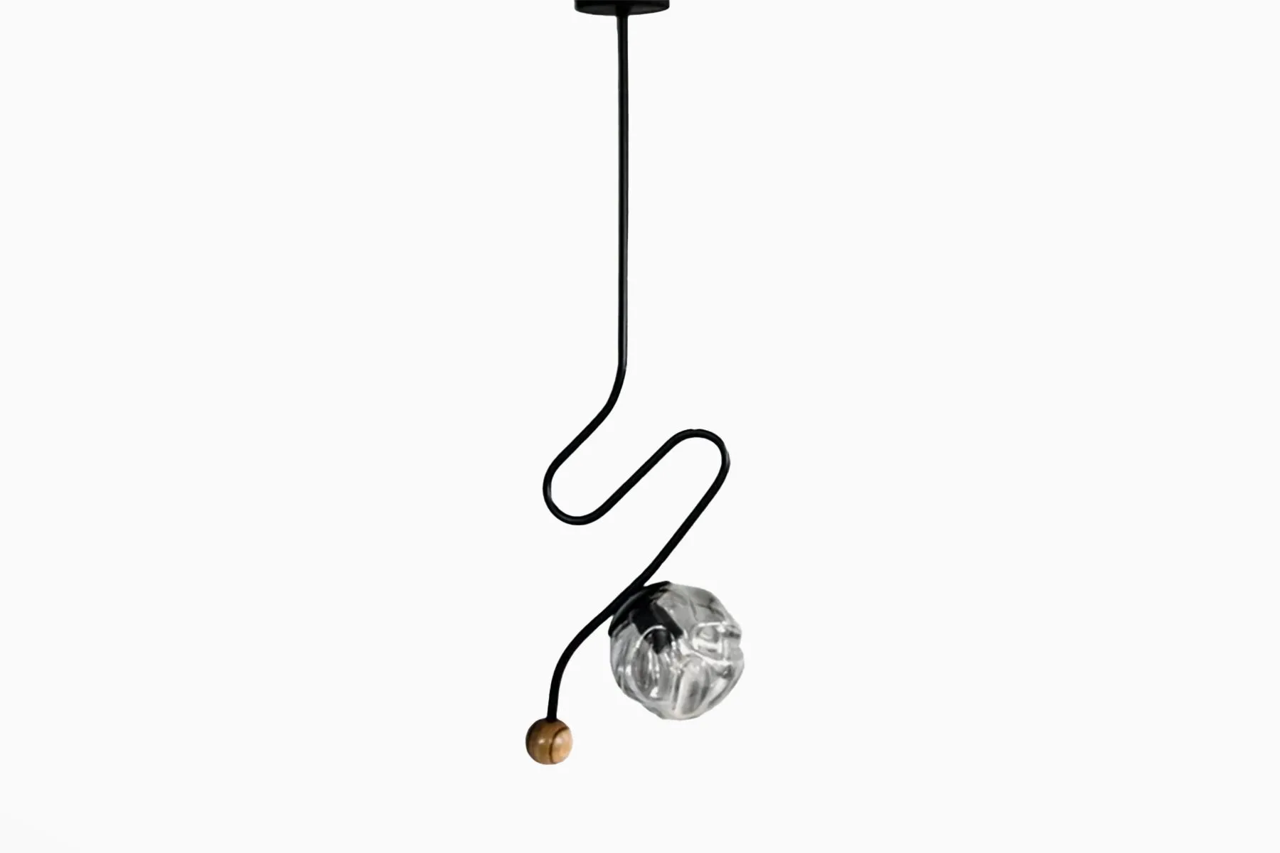 Wave Hanging Light|The Black Steel| The House Of Things