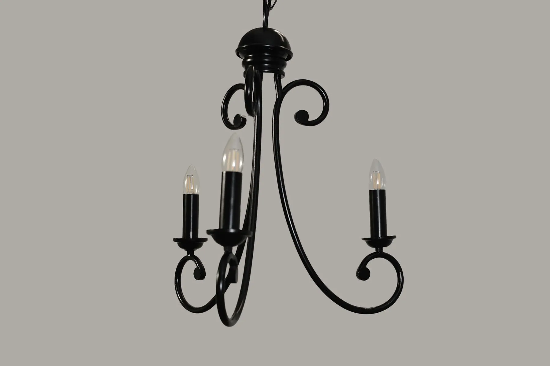Classic Iron Chandelier|The Black Steel| The House Of Things