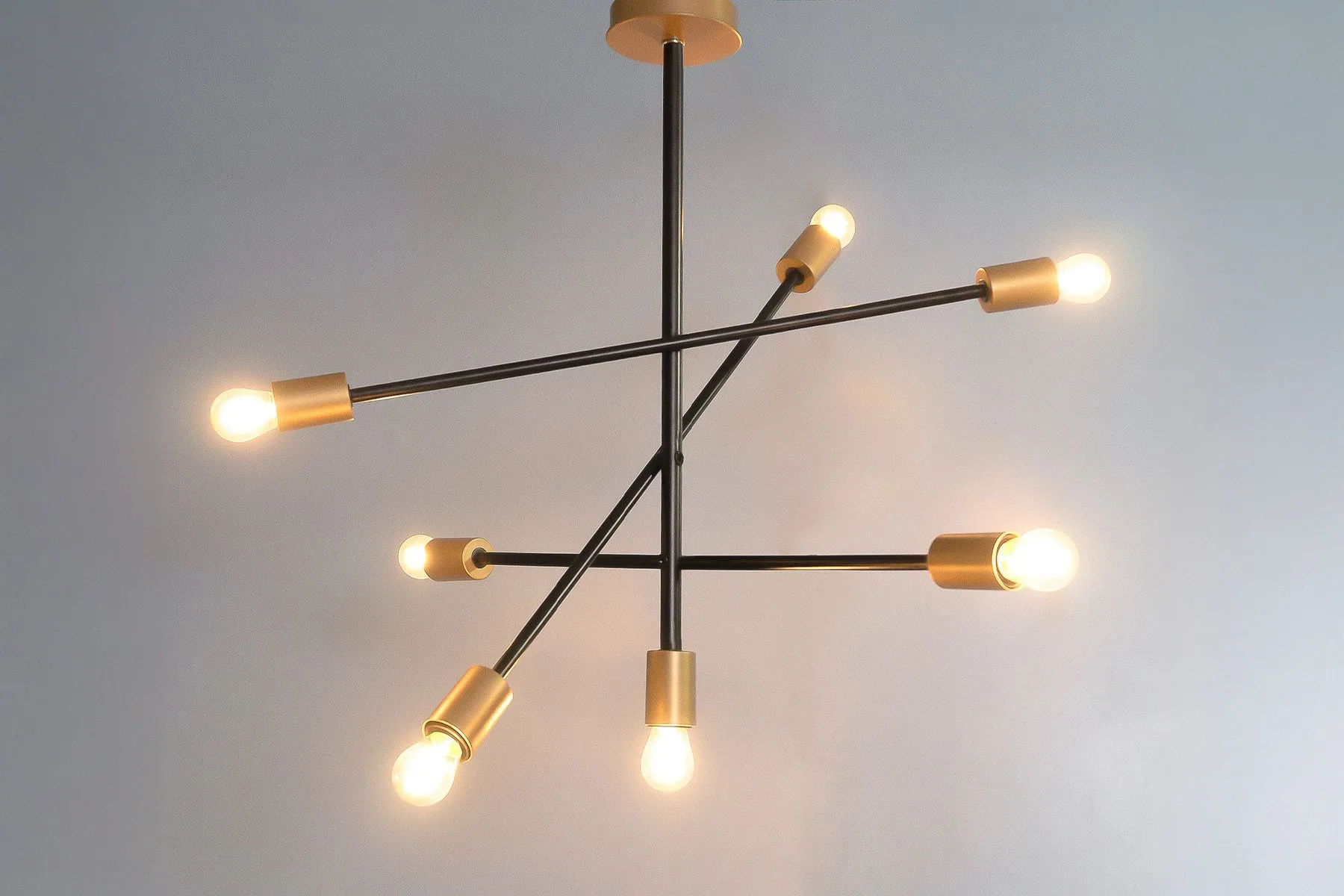The 7 Chandelier|The Black Steel| The House Of Things
