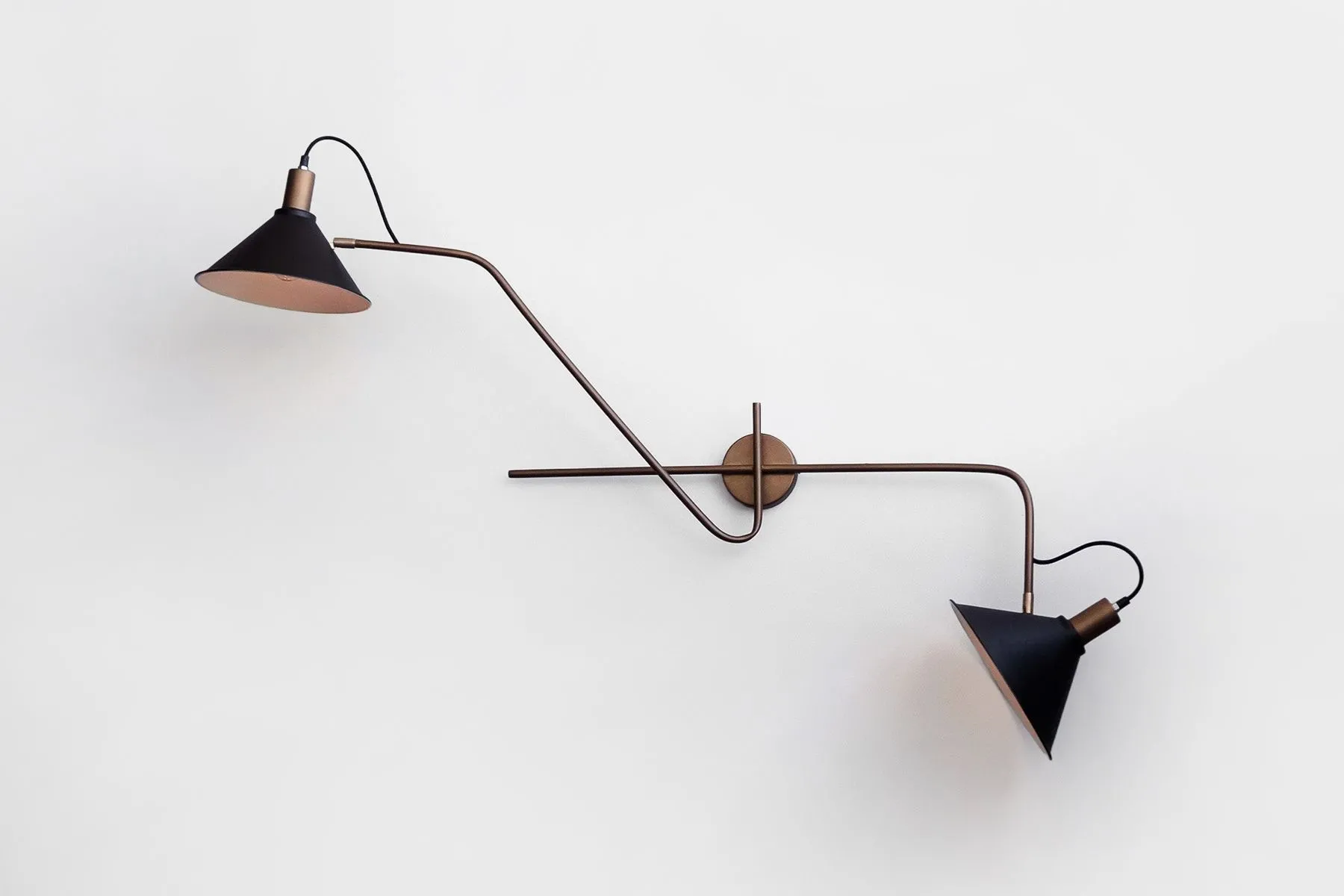Fifty-Ninety Wall Sconce|The Black Steel| The House Of Things