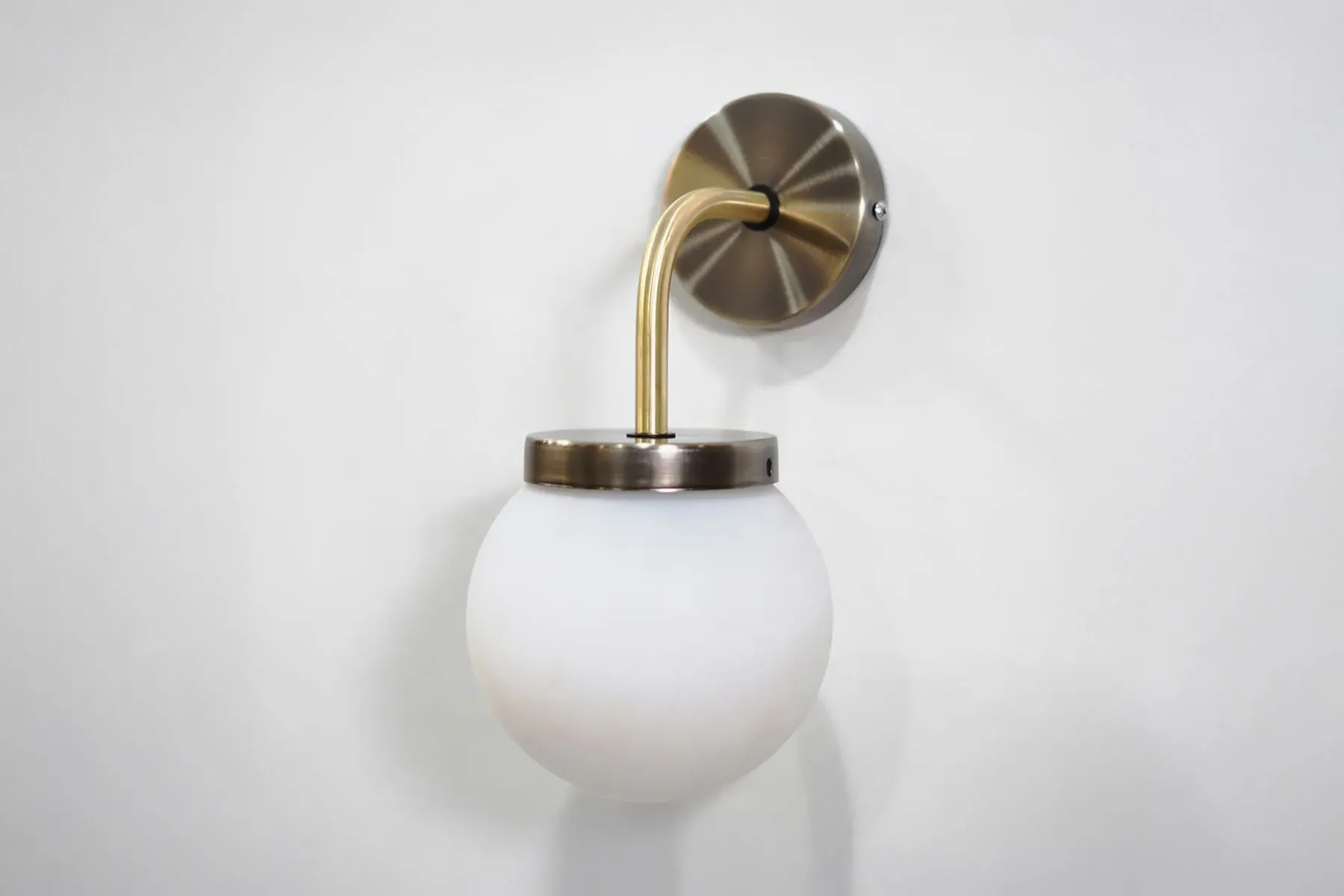 Brass Wall Lamp|The Black Steel| The House Of Things