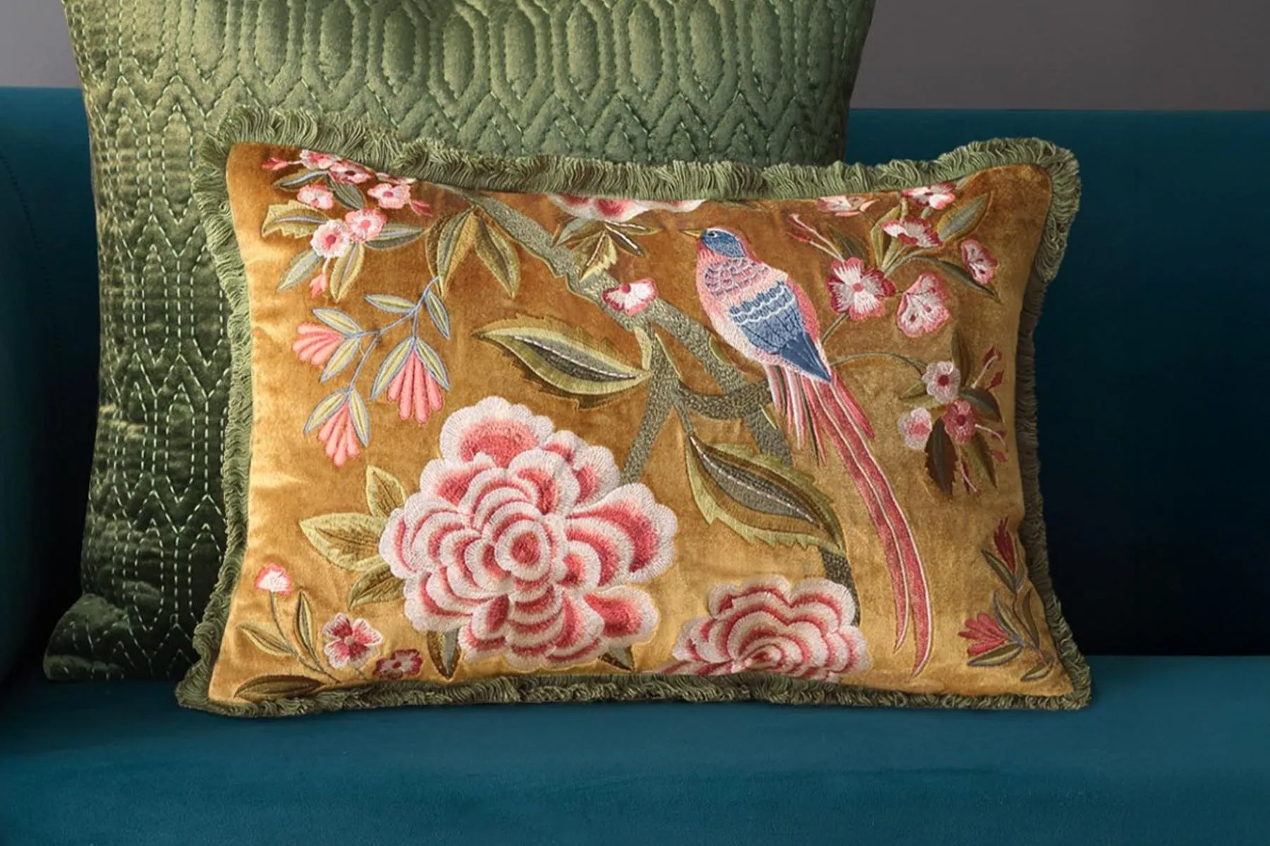 Eden Embroidered Cushion Cover|Kainaat| The House Of Things