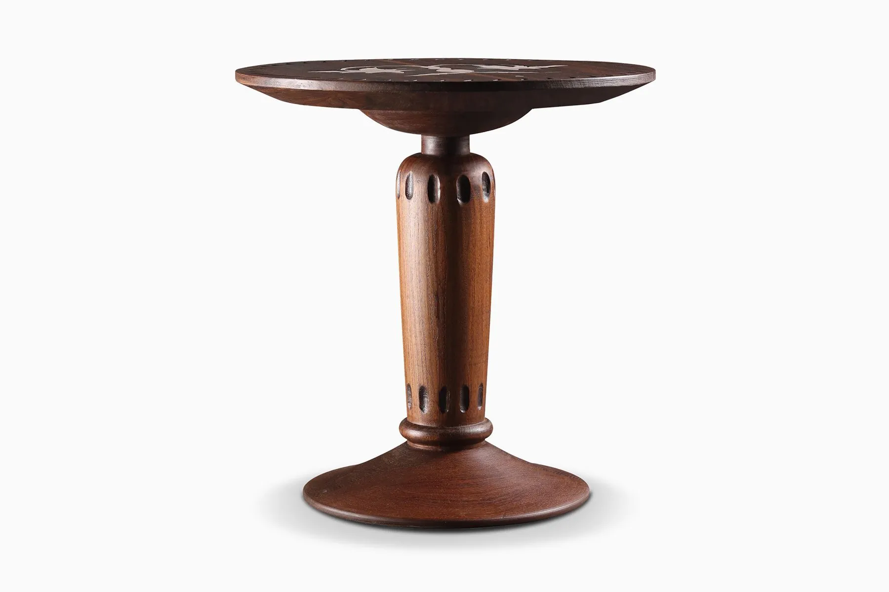 Leather Pietra Side Table | Portside Cafe | The House Of Things