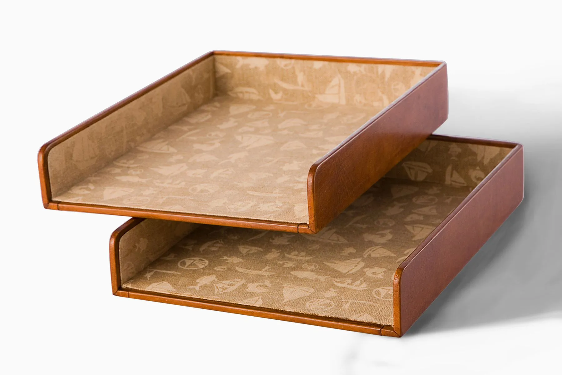 Leather In/Out Tray | Portside Cafe | The House Of Things