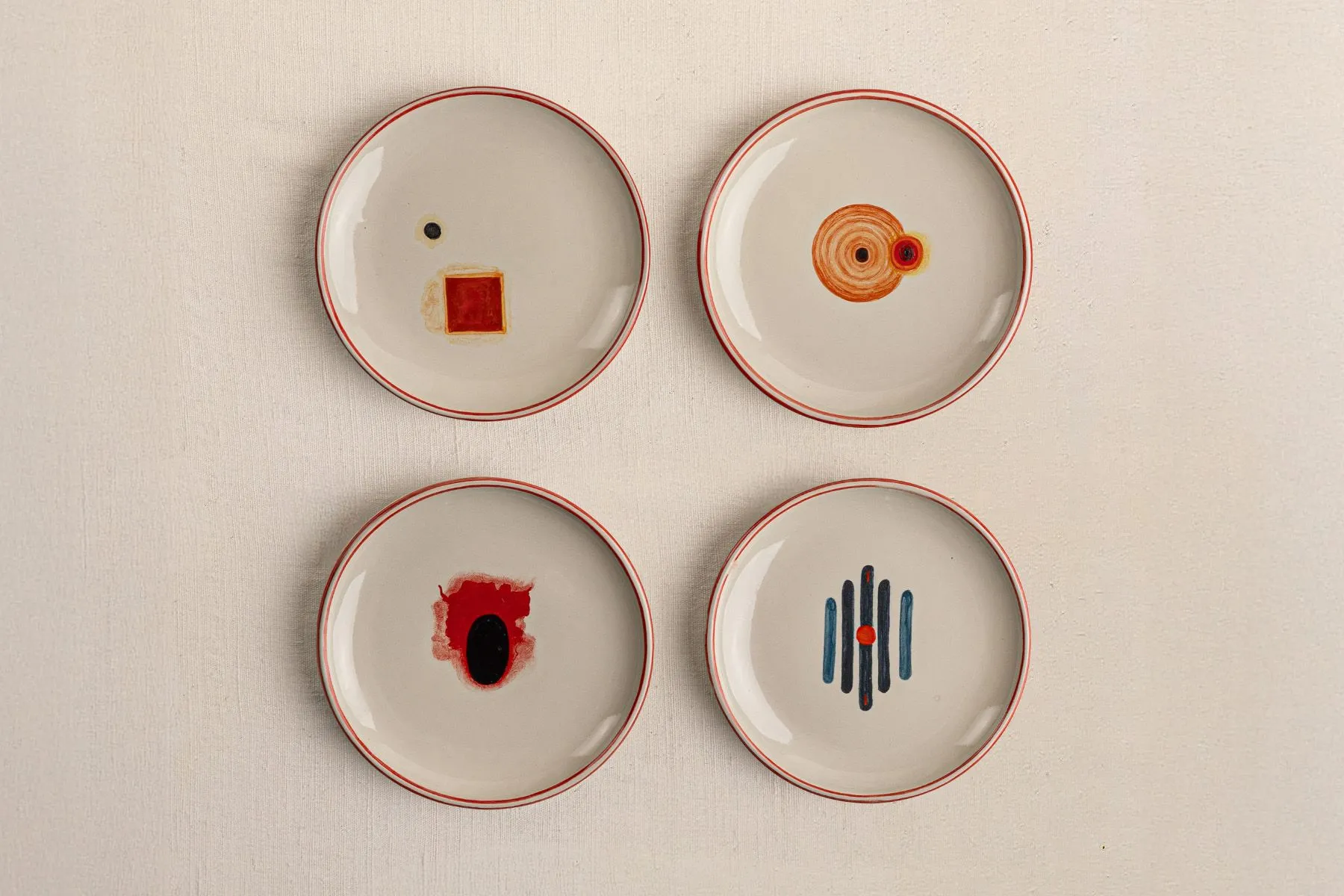 Tapas Plates - Set of 4 | Ikkis | The House Of Things