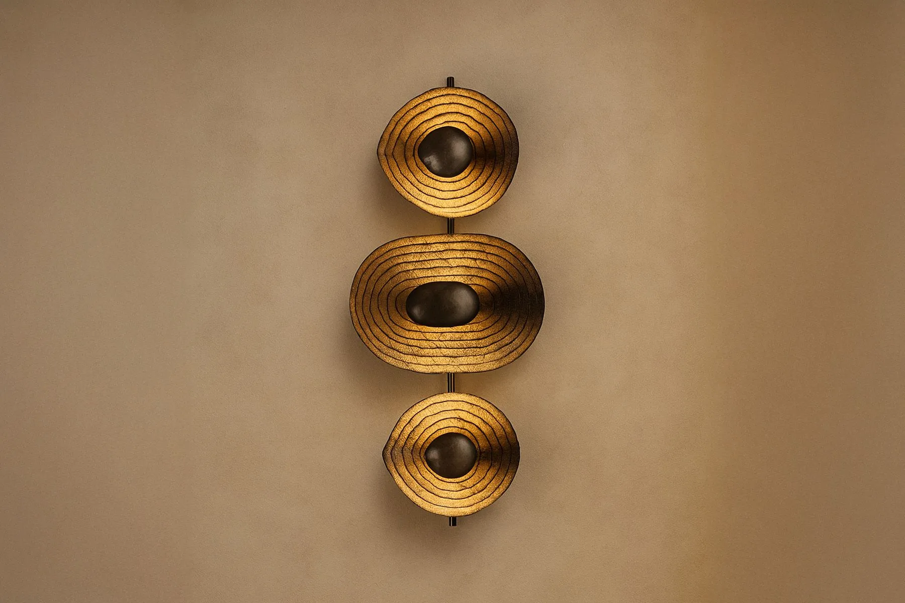Sambhu Textured Mini Wall Lamp| Shailesh Rajput Studio | The House Of Things