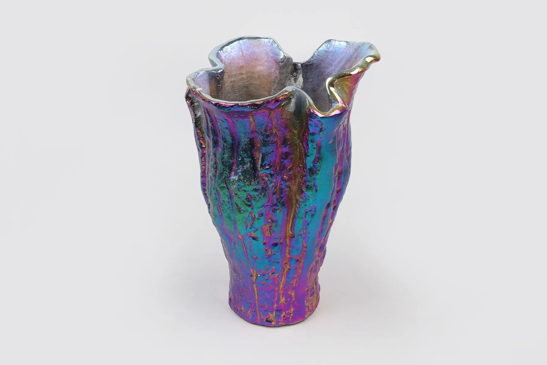 Mexican Iridescent Tall Vase | Sokka Tableware | The House of Things