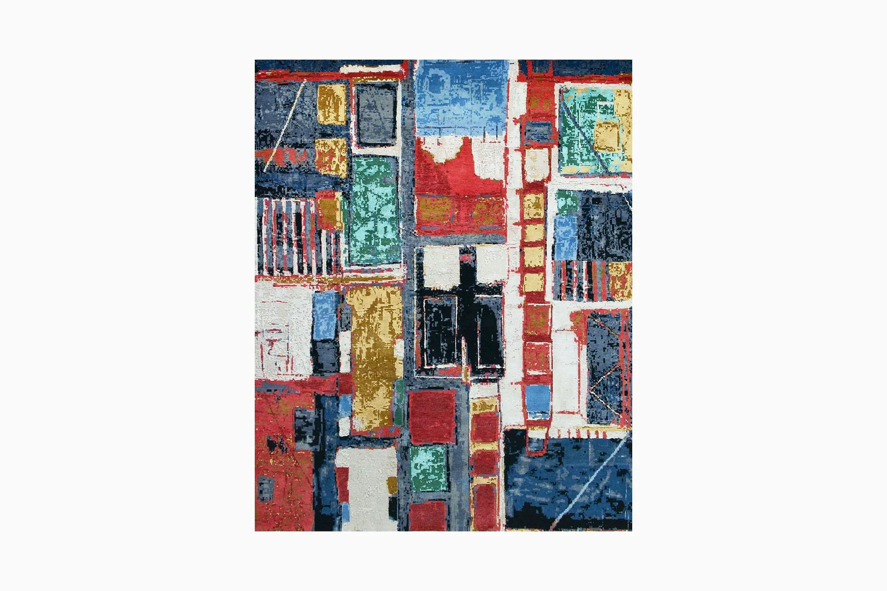 Vibrant Patches Rug | Cocoon Fine Rugs | The House Of Things