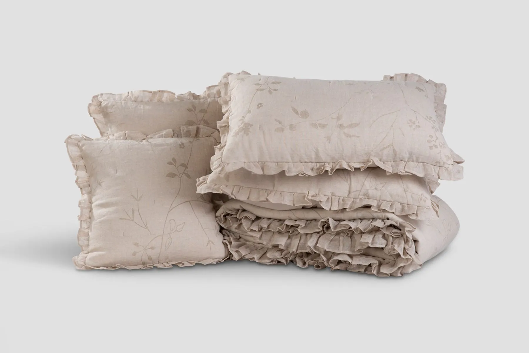 Twilight Serenade Linen Bedspread Set | Aplito | The House Of Things