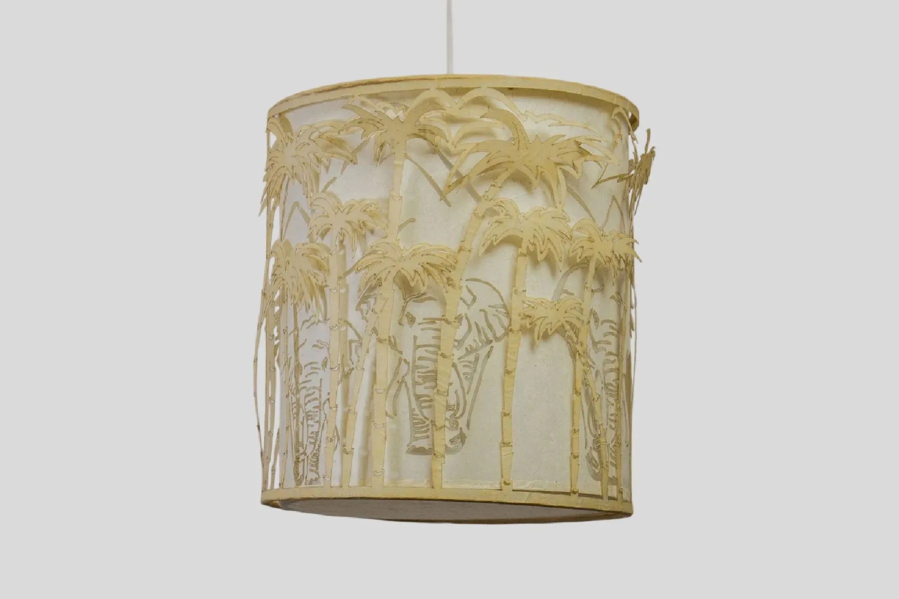 Elephant Shadow Play Pendant Lamp| Oorjaa | The House Of Things
