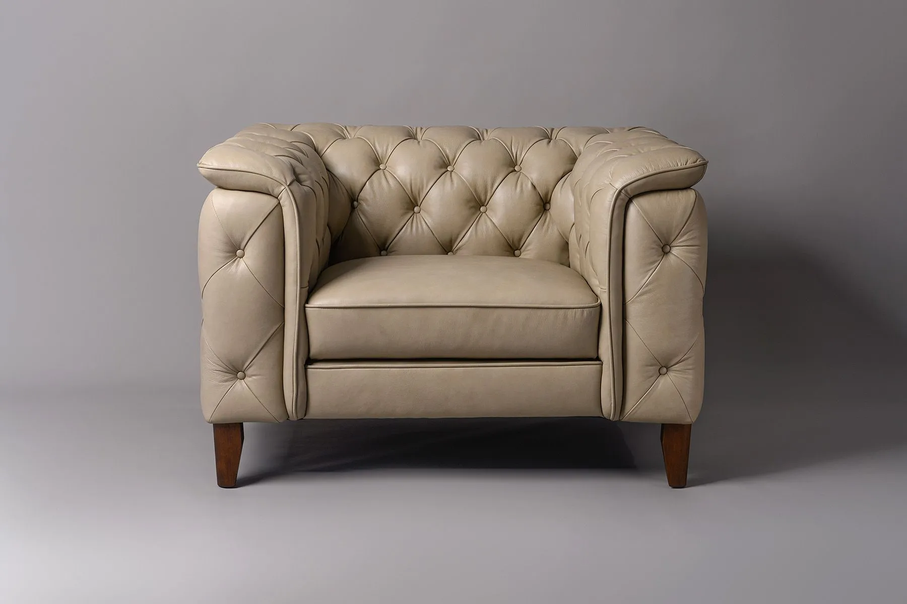 Exeter Chesterfield Sofa Beige | Three Sixty | The House of Things