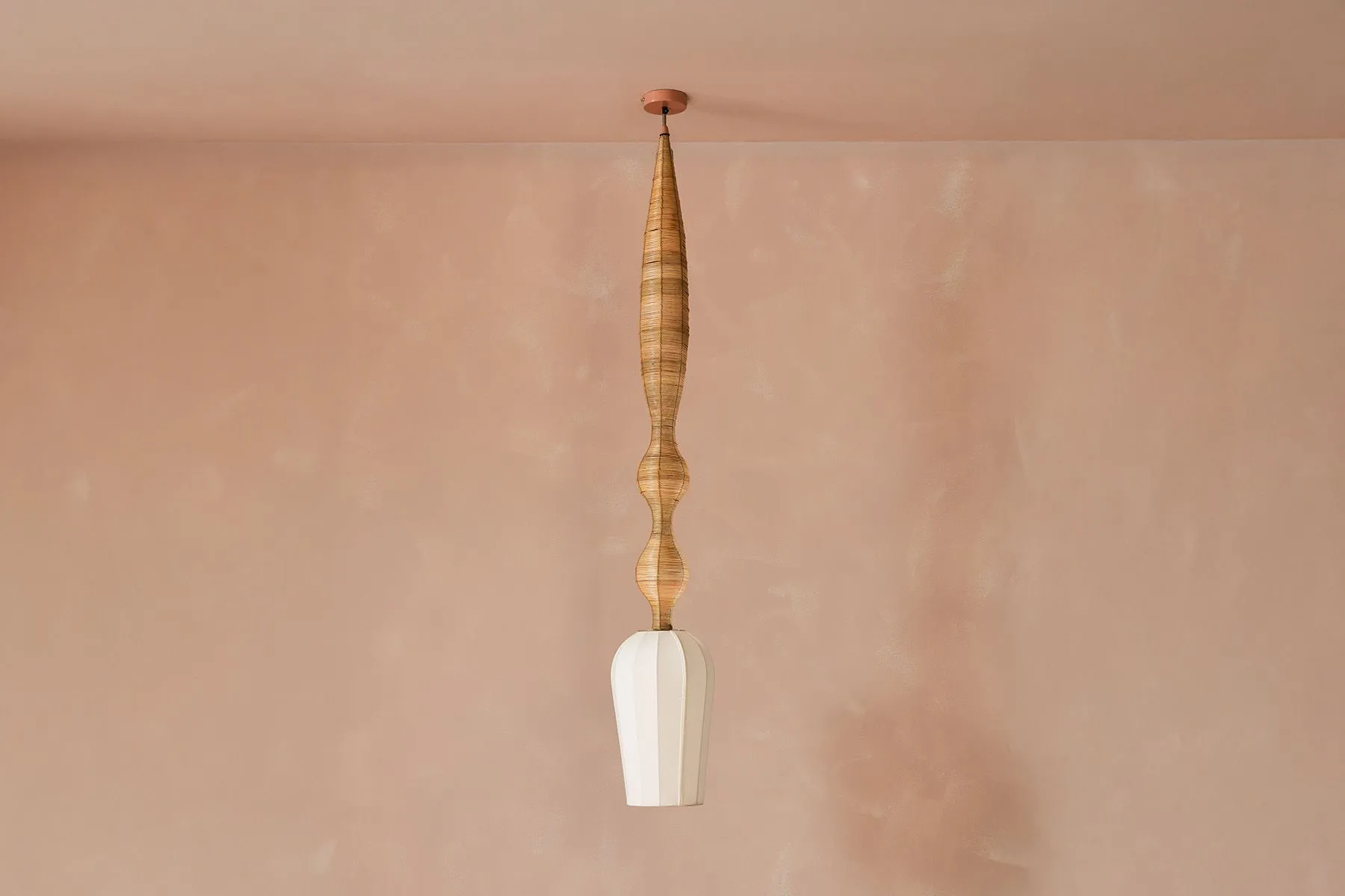 Wave Cane Hanging Lamp| Yaahvi By Nikita Bansal | The House Of Things