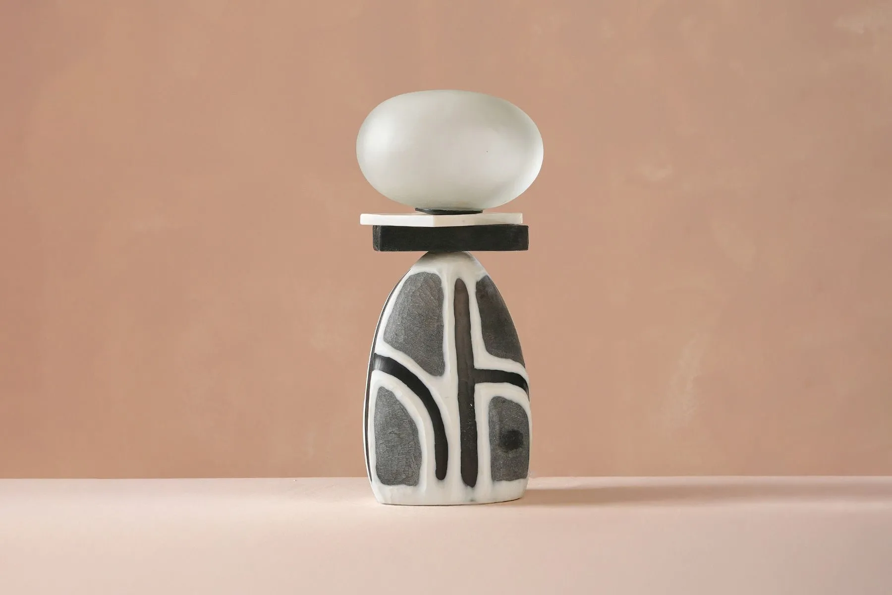 Lagori Oval Table Lamp| Yaahvi By Nikita Bansal | The House Of Things
