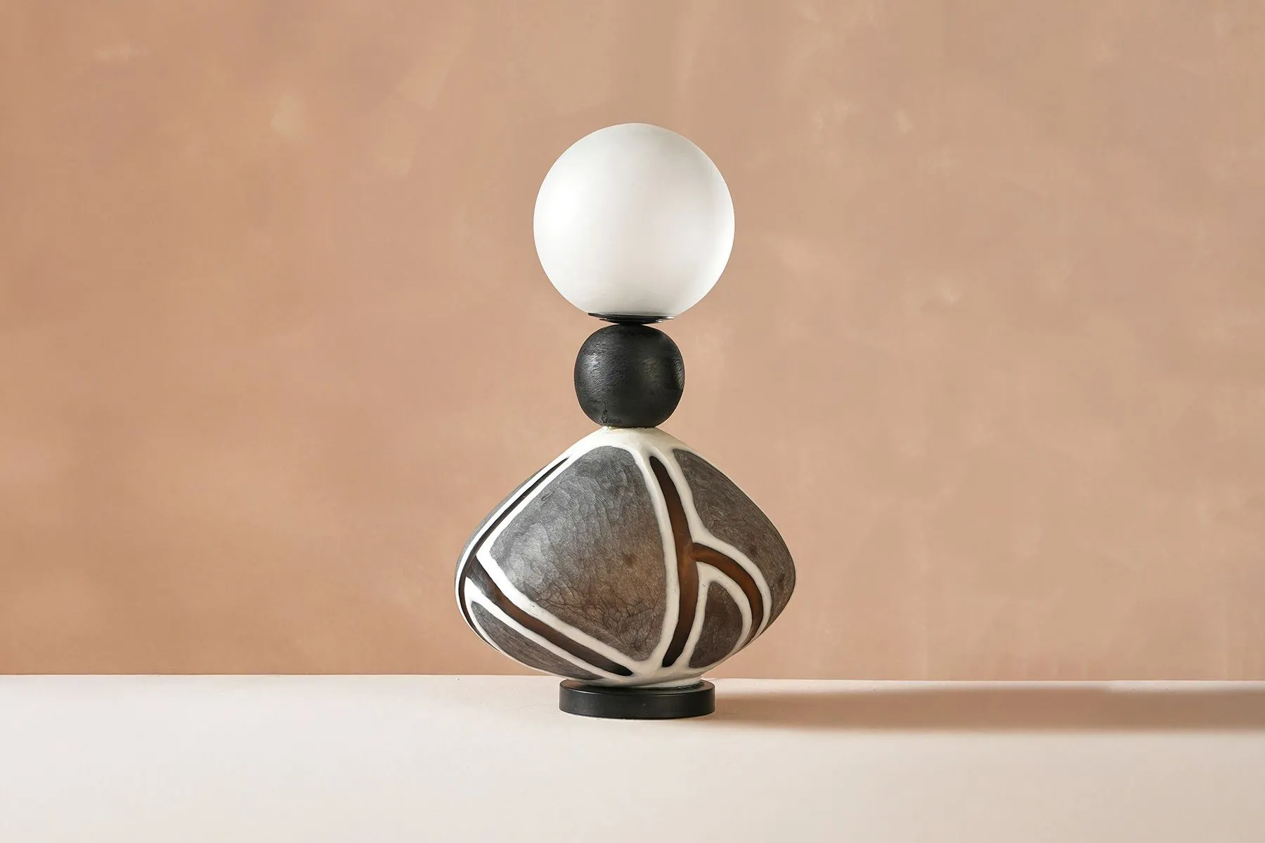 Lagori Round Table Lamp| Yaahvi By Nikita Bansal | The House Of Things