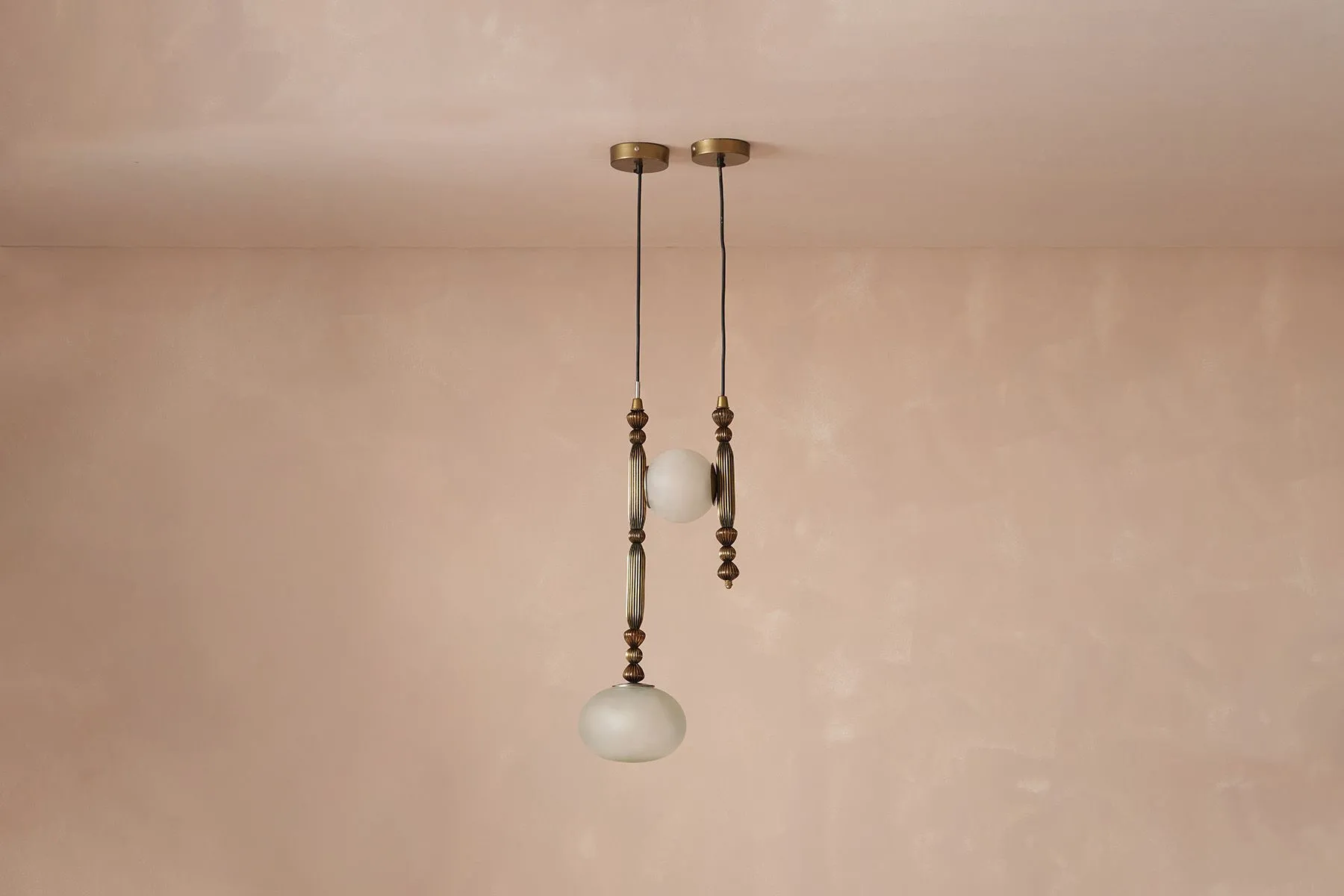 Reverie Double Hanging Lamp| Yaahvi By Nikita Bansal | The House Of Things