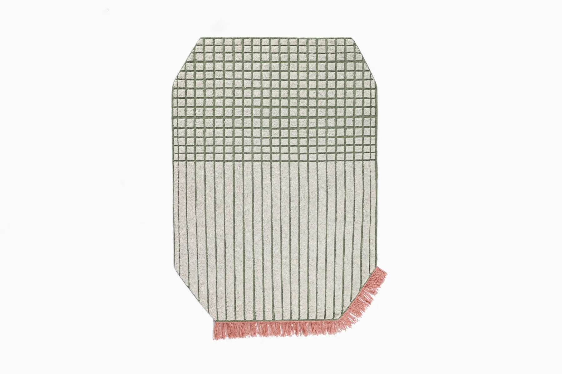 Gridline Fringe Rug | Hatsu | The House of Things