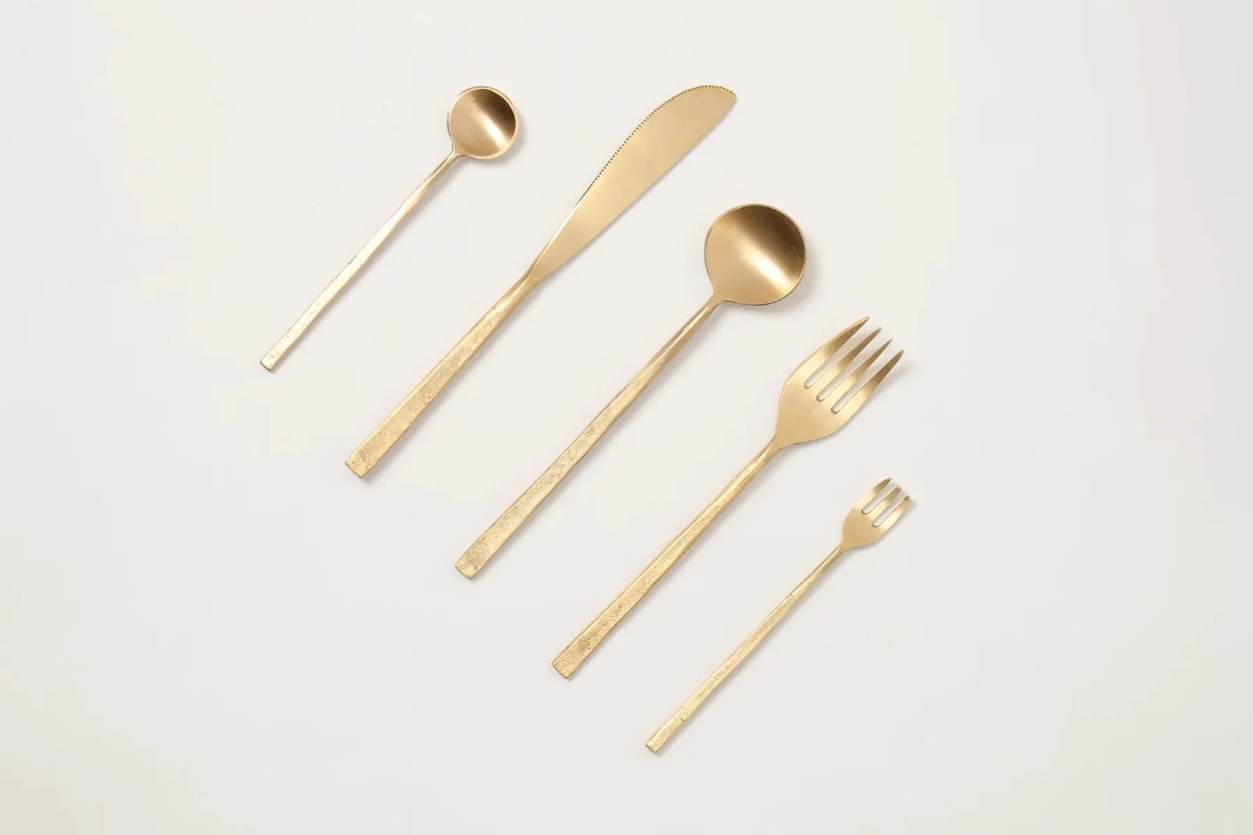 Wabi Brass Cutlery Set | Fleck | The House of Things