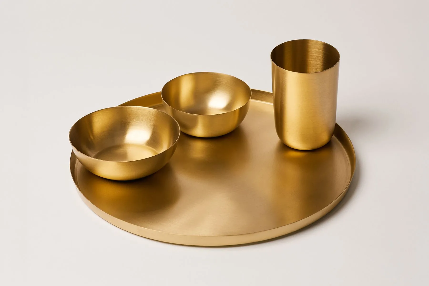 Heirloom Brass Dinner Set | Fleck | The House of Things