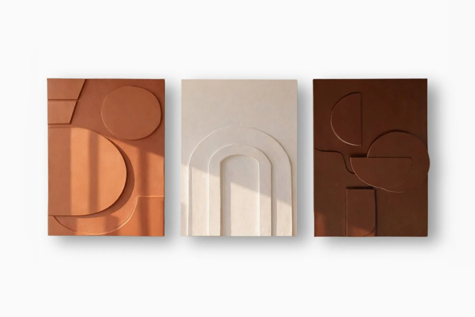 Architectural Forms Wall Art - Set of 3 | Qibo Art Gallery | The House Of Things