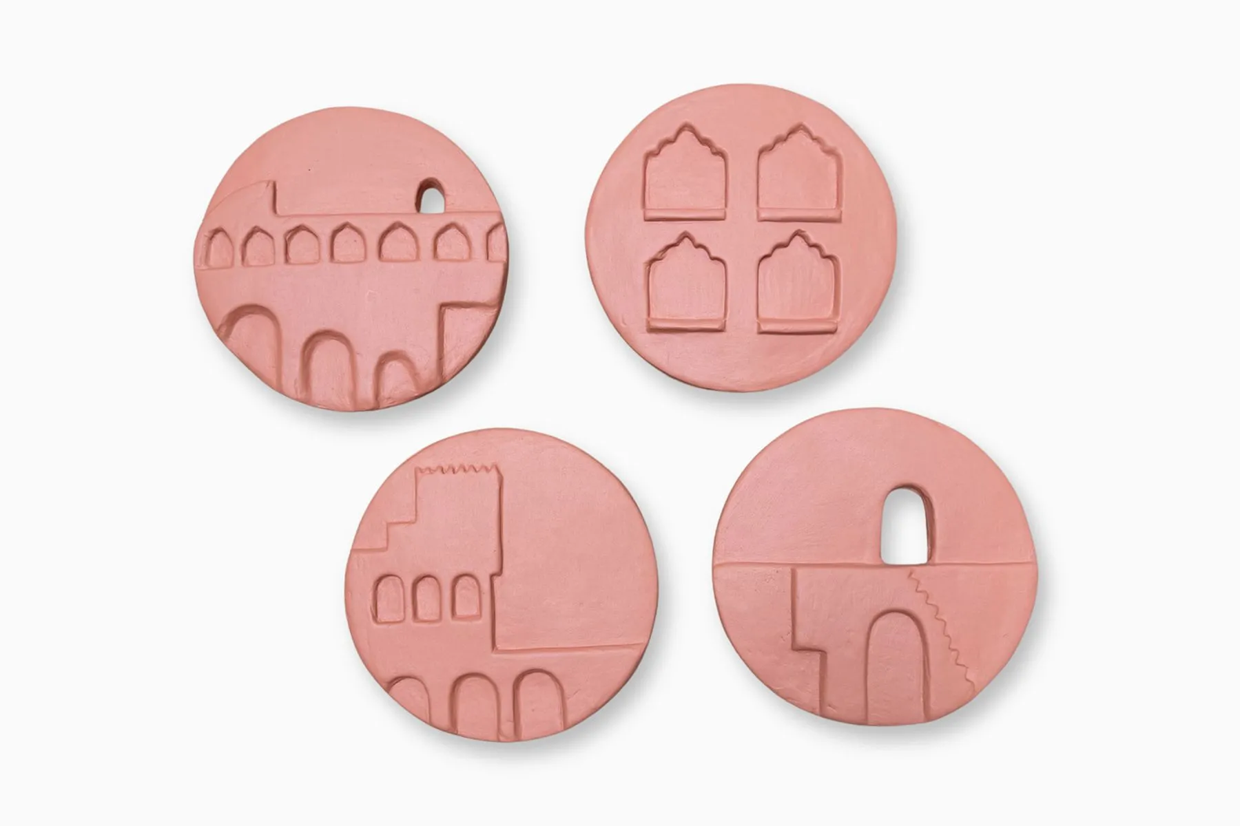 Plates of Earth III Terracotta Wall Art | Qibo Art Gallery | The House Of Things