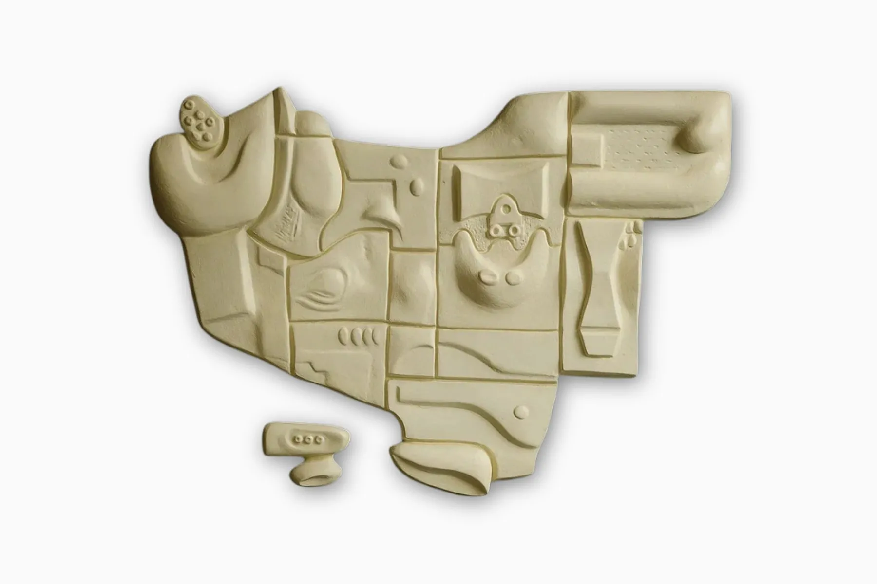 Desert Mirage Abstract Wall Art-52" x 36" | Qibo Art Gallery | The House Of Things