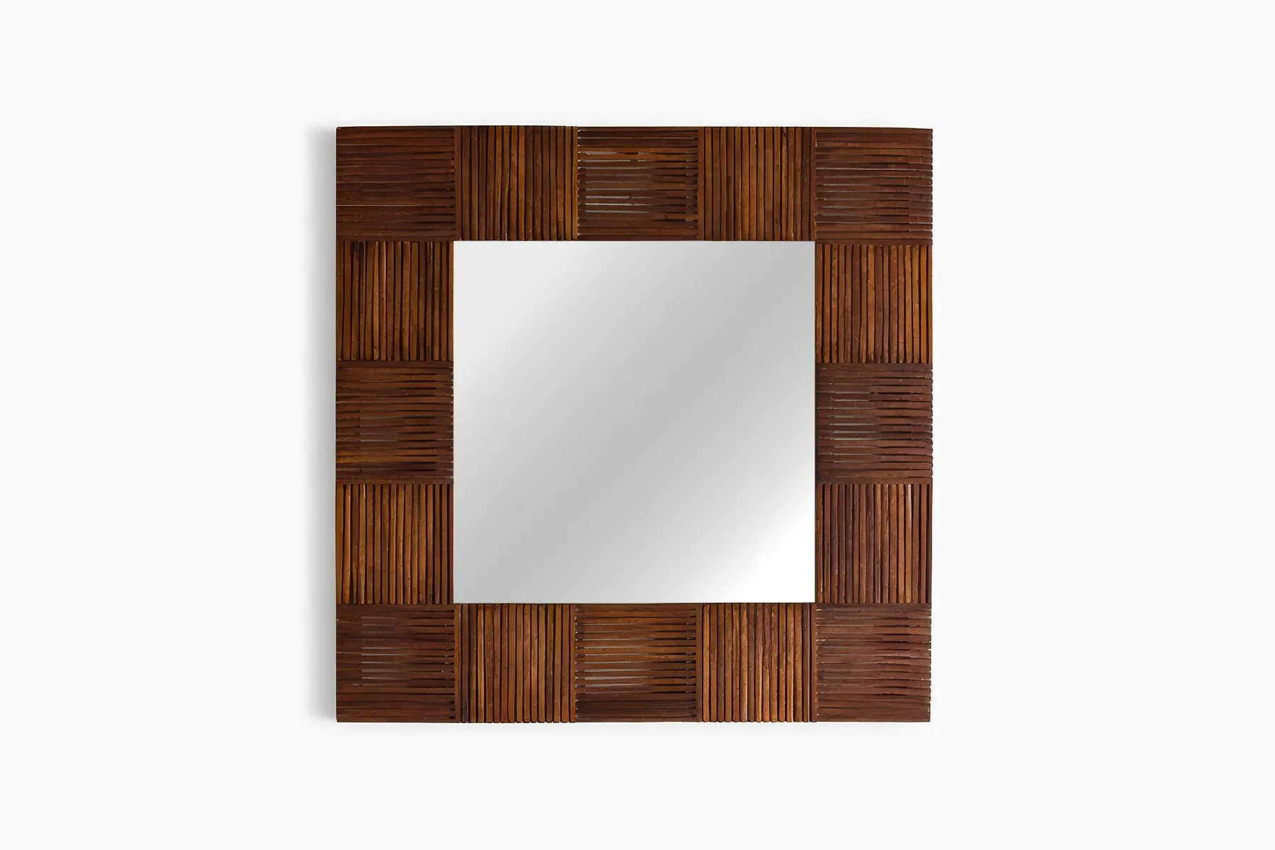 Slat Mirror Square| Rhizome | The House Of Things
