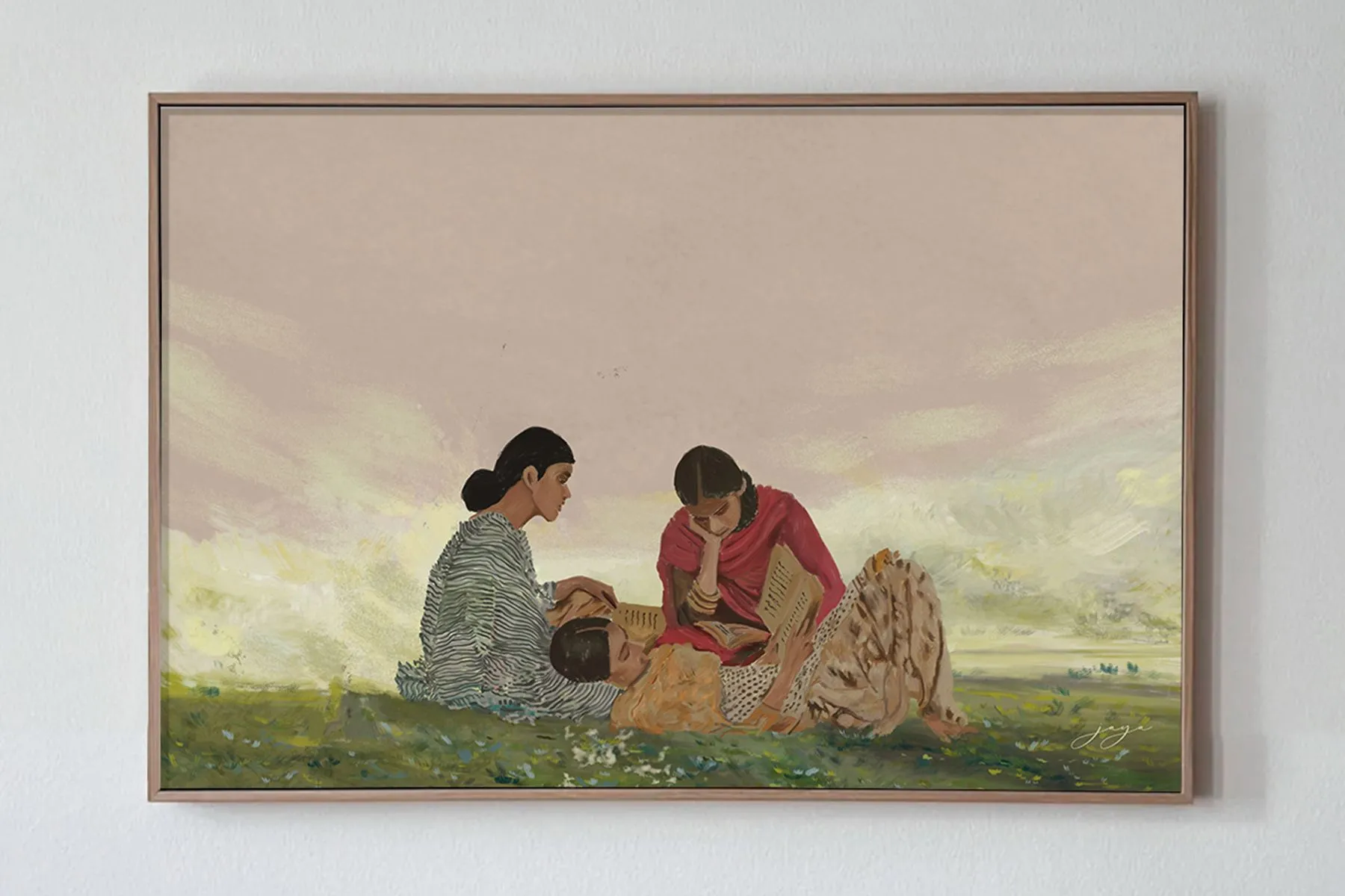 At Leisure Art Print | Jaya Charan | The House of Things