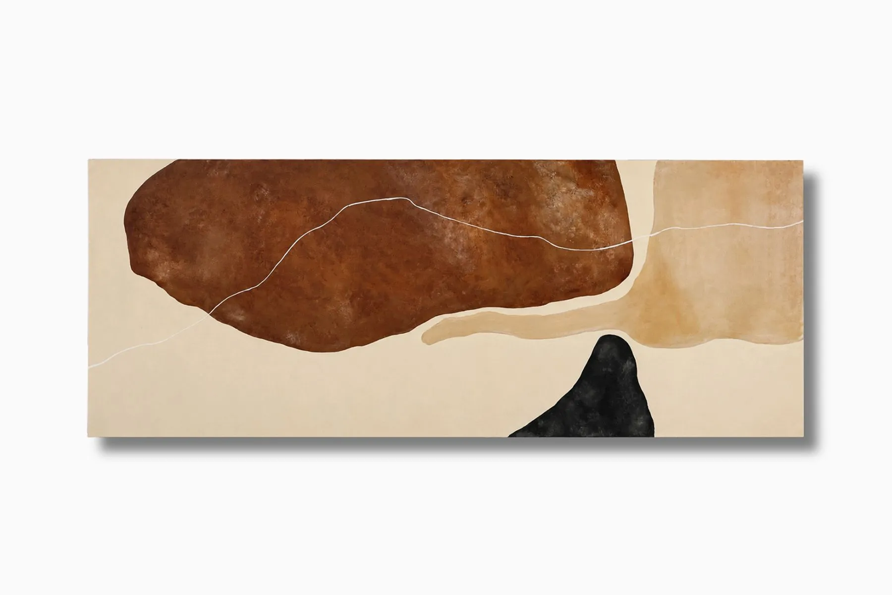 Soft Canyon Abstract Wall Art| Qibo Art Gallery | The House Of Things