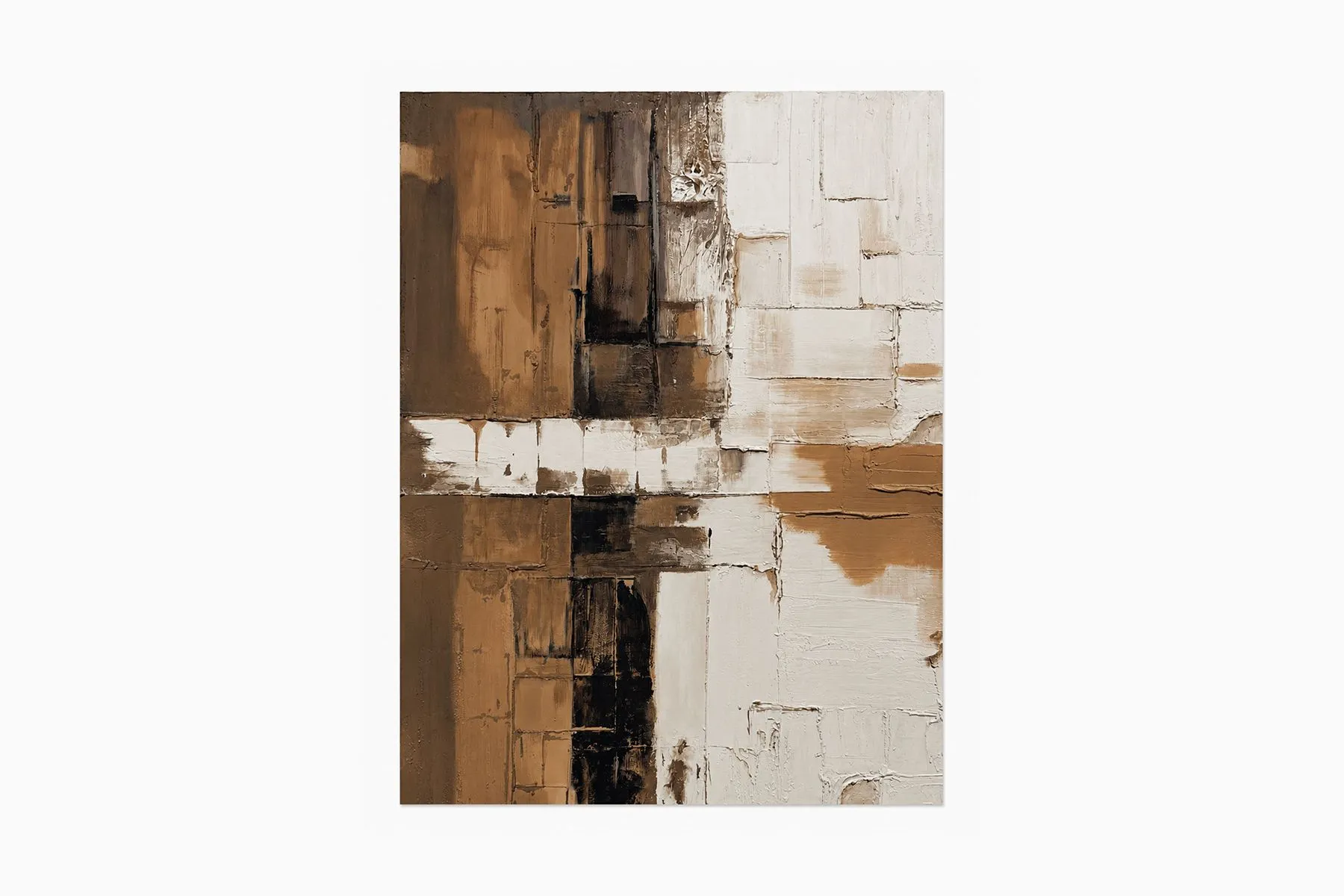 Rusted Landscape Textured Wall Art| Qibo Art Gallery | The House Of Things