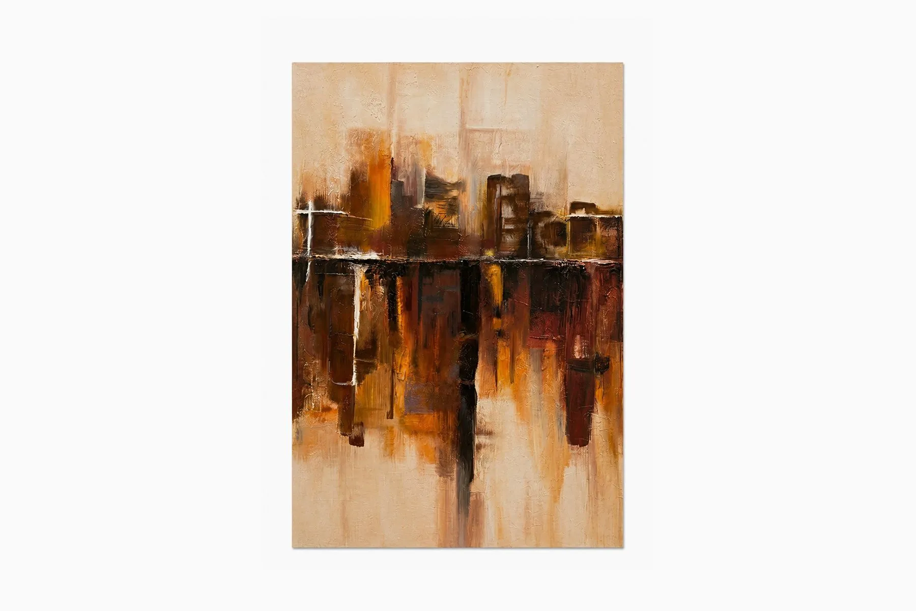 Burnt Residue Textured Wall Art| Qibo Art Gallery | The House Of Things