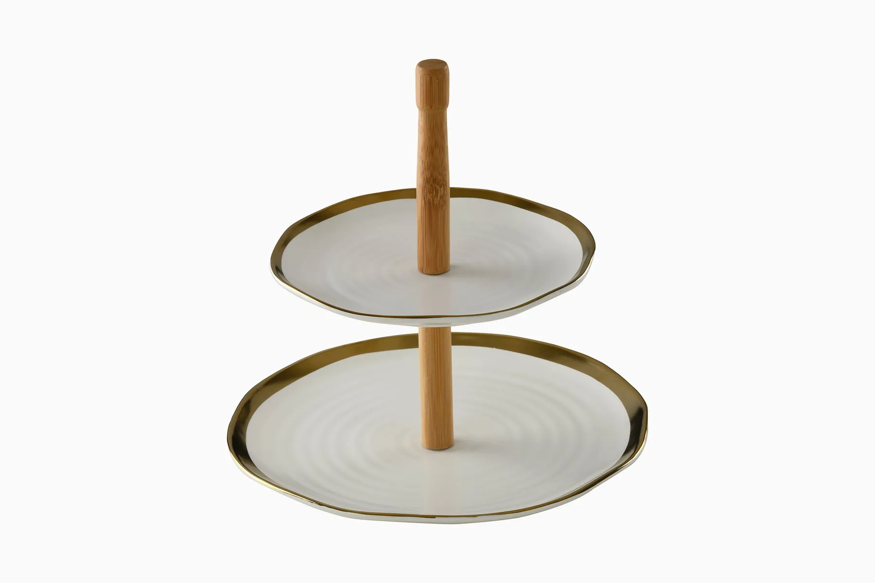 Two-Layer Cake Plate | Abaca | The House of Things
