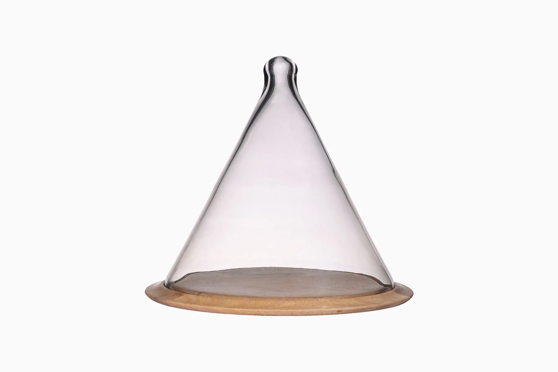 Dome Wood & Glass Cake Plate | Abaca | The House of Things