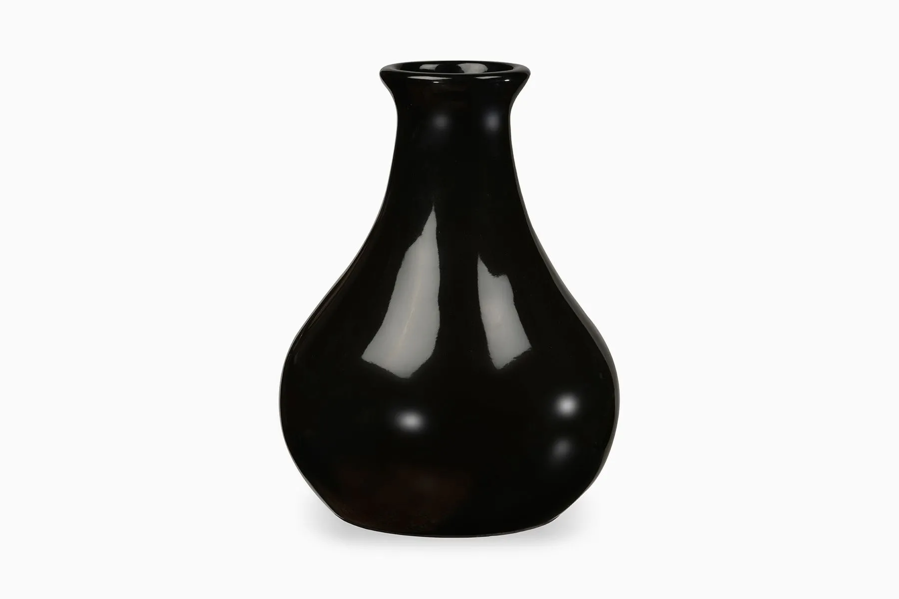 Terracotta Black Vase | Abaca | The House of Things