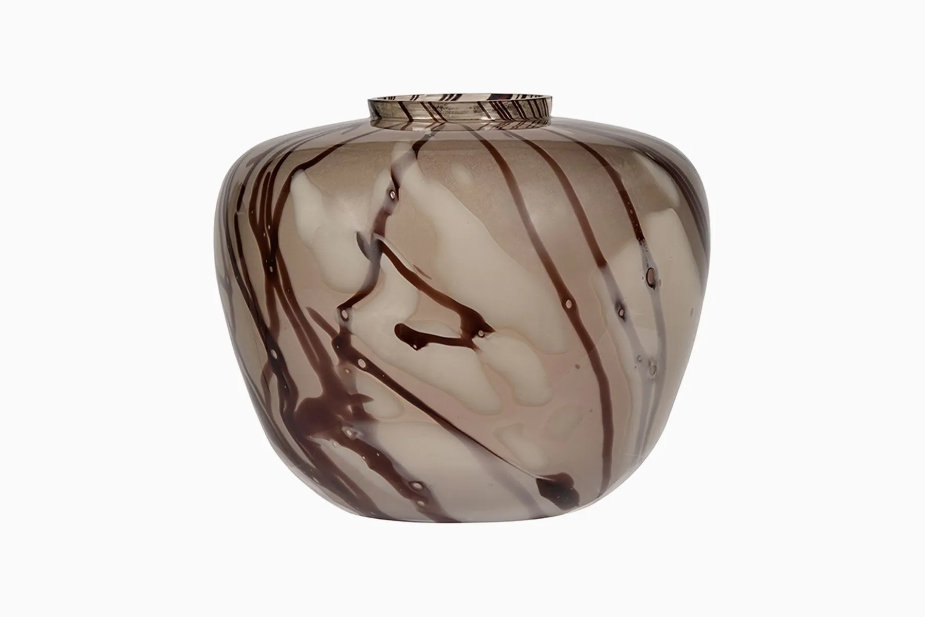 Frosted Alabaster Glass Vase | Abaca | The House of Things