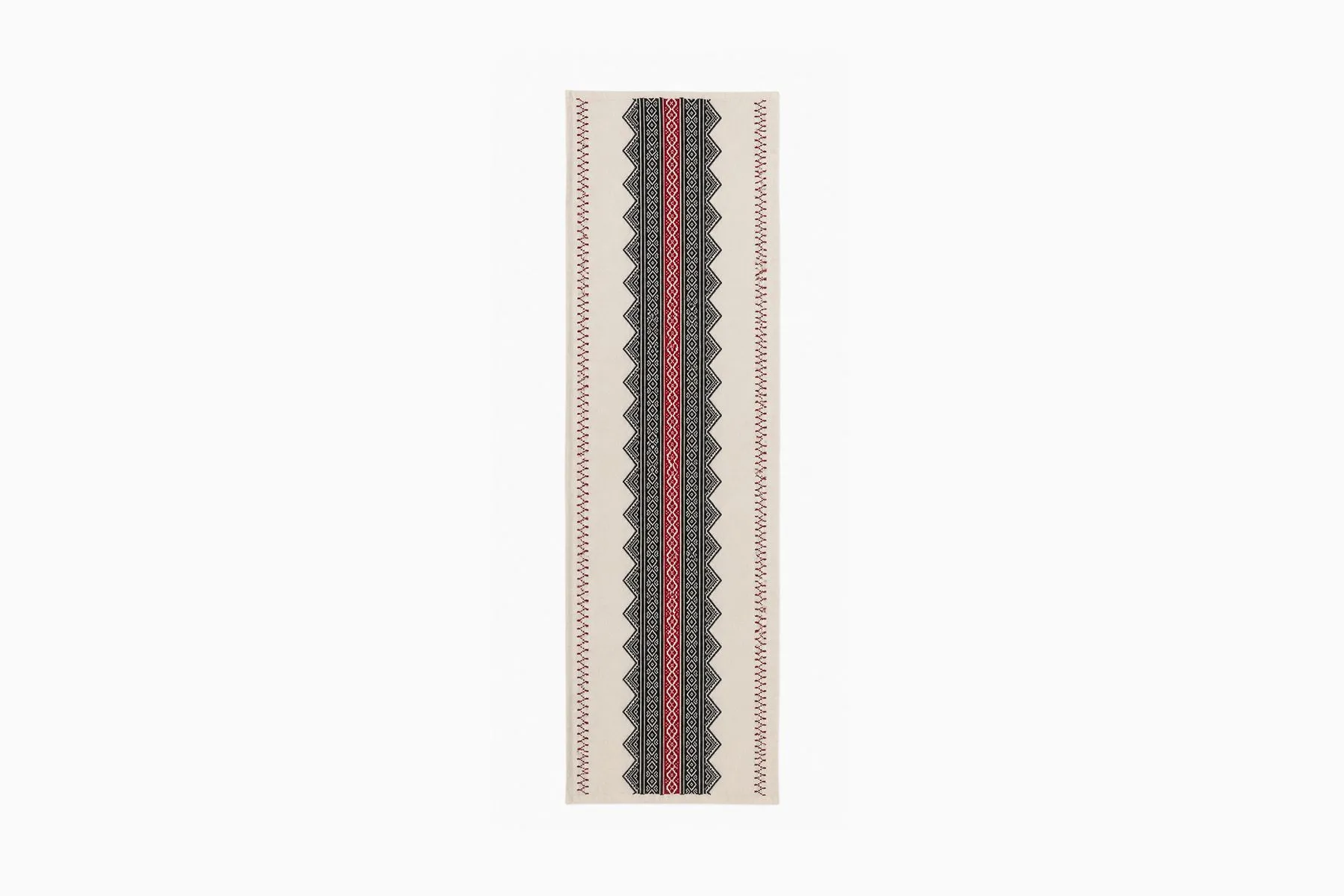 Threads of the Nilgiris Hand-Embroidered Table Runner | Nishita Fine Tableware | The House of Things
