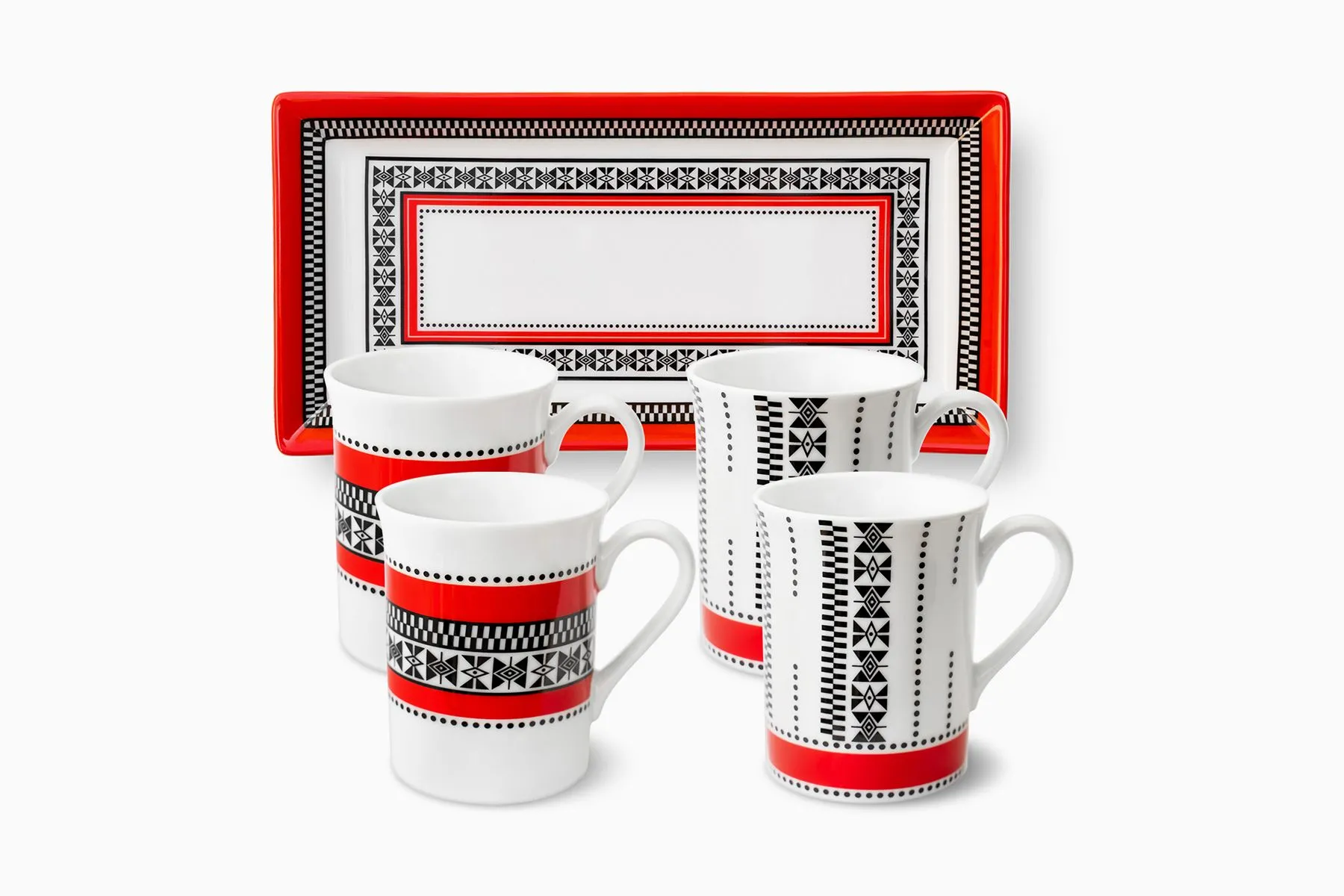 Threads of the Nilgiris Coffee Service - Set of 5 | Nishita Fine Tableware | The House of Things