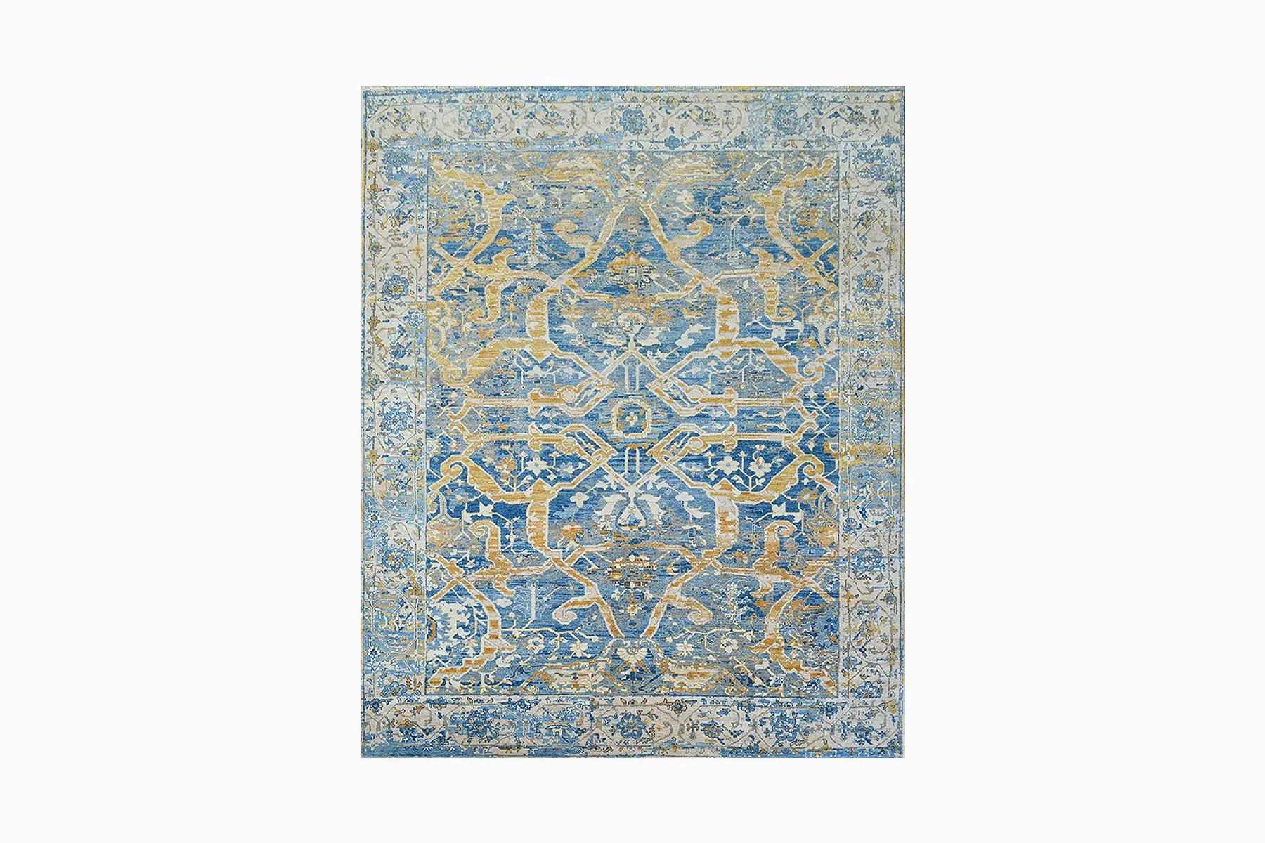 Azure & Saffron Rug | Cocoon Fine Rugs | The House of Things