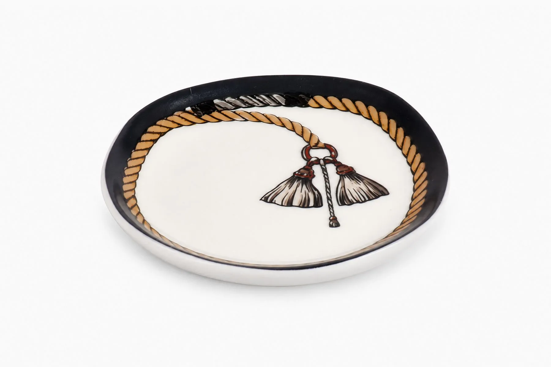 Cordage Mini Appetizer Plate - Charcoal | Sokka Tableware | The House of Things